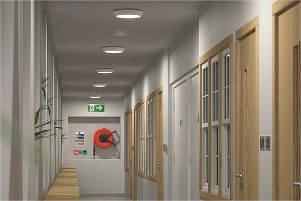 COMLED Corridor LED Oyster Light Fixture, IP65 LED Ceiling Light