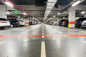 Garage Vapor Proof LED Fixture, LED light tube underground parking scene Garage Vapor Proof LED Fixture, LED light tube underground parking scene