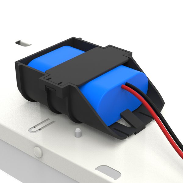 COMLED LED batten fixtue Special housing for battery, quick maintenance