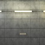 LED Batten Fixture Wall Mount with Linkable