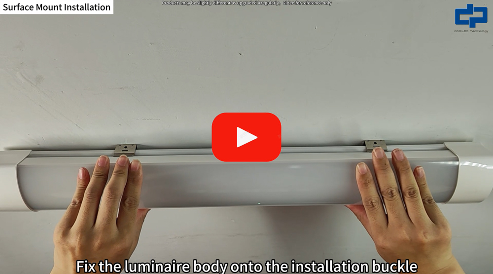 LED linear lighting fixture Installation Video