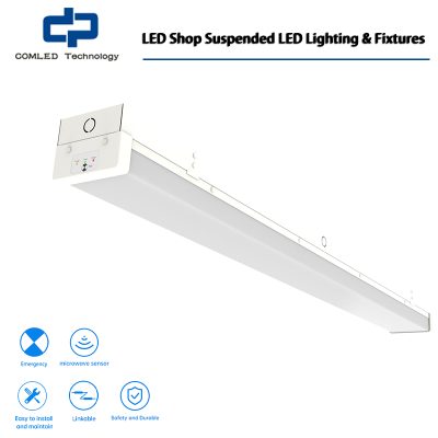 COMLED LED Shop Suspended LED Lighting & Fixtures, Modern Linear Pendant Lighting