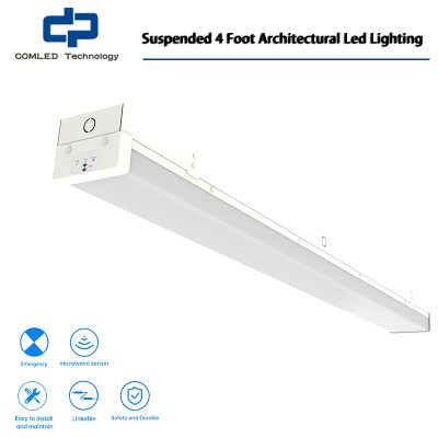 LED Suspended Linear Fixture 4 Foot, Architectural Led Lighting