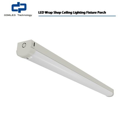 LED Wrap Shop Ceiling Lighting Fixture, Wraparound Porch Lighting, 18-36-44 Watt, 3000-4000-5000K, 100-277V