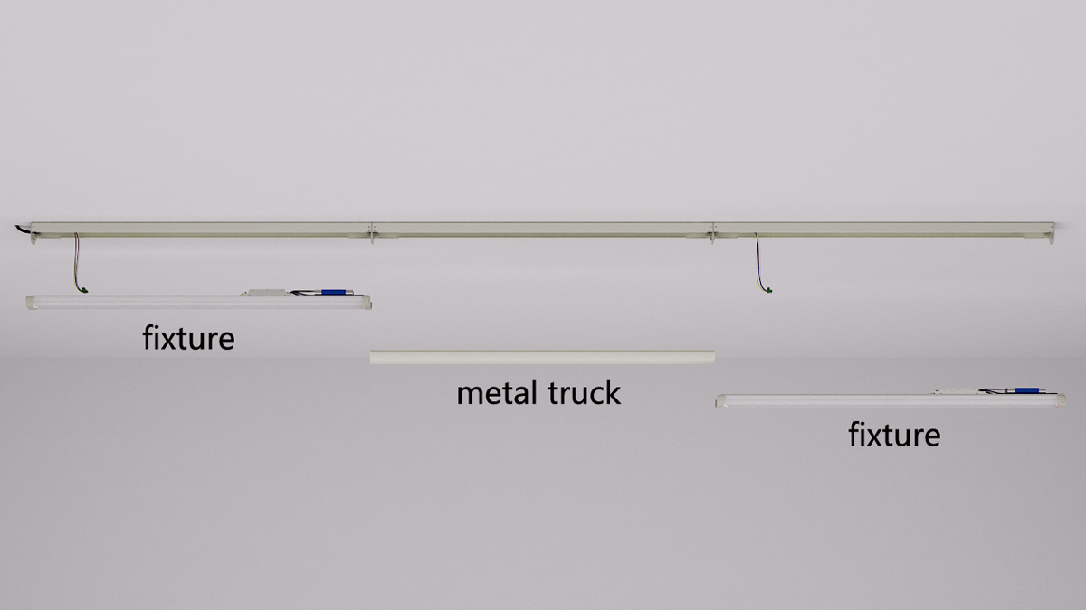 LED Wraparound Light Fixture Linkable-with-Metal-truck LED Wraparound Light Fixture Linkable-with-Metal-truck