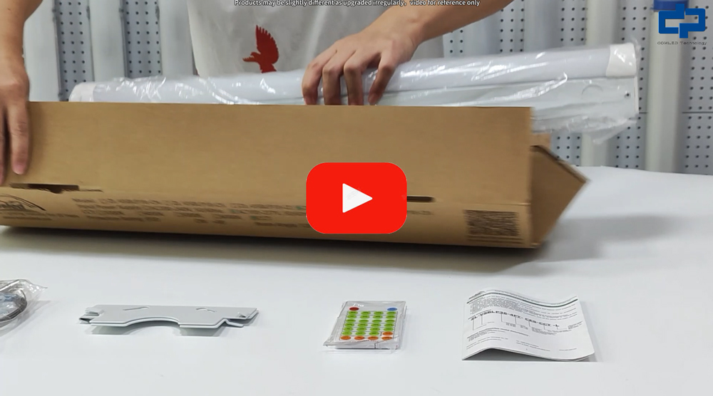 LED Wraparound Light Fixture Open Box Video