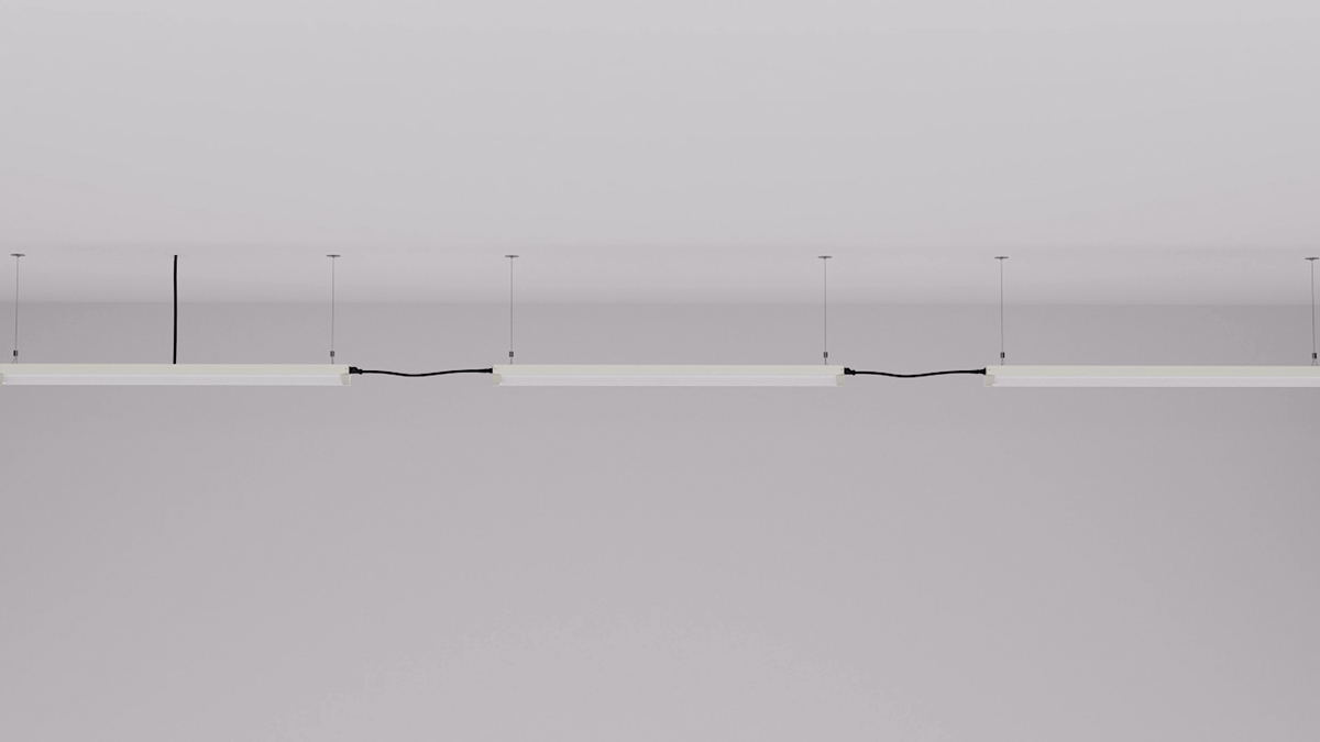LED Wraparound Light Fixture Suspended-with-Linkable LED Wraparound Light Fixture Suspended-with-Linkable