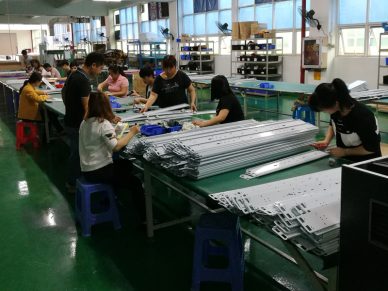 Production Line LED Linear Batten Light fixture assembly Production Line LED Linear Batten Light fixture assembly