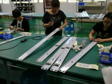 Production Line LED Linear Batten Light fixture assembly Production Line LED Linear Batten Light fixture assembly