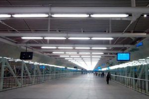 Train Station Lighting, LED Weatherproof Batten Light Fixture Train Station Lighting, LED Weatherproof Batten Light Fixture